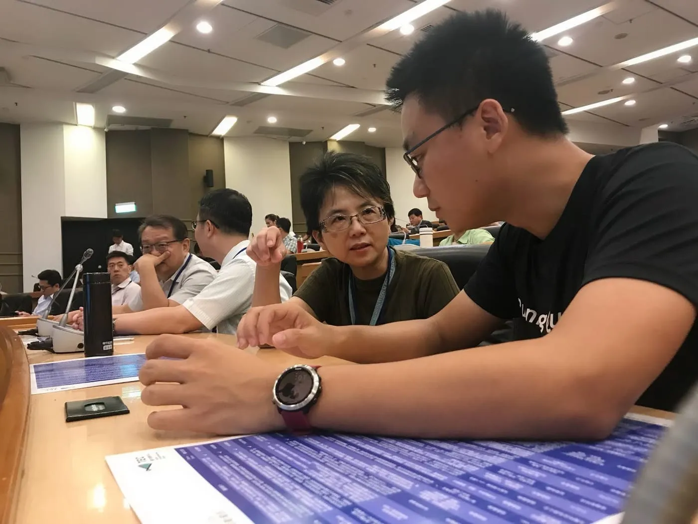 TEC開始前交流
