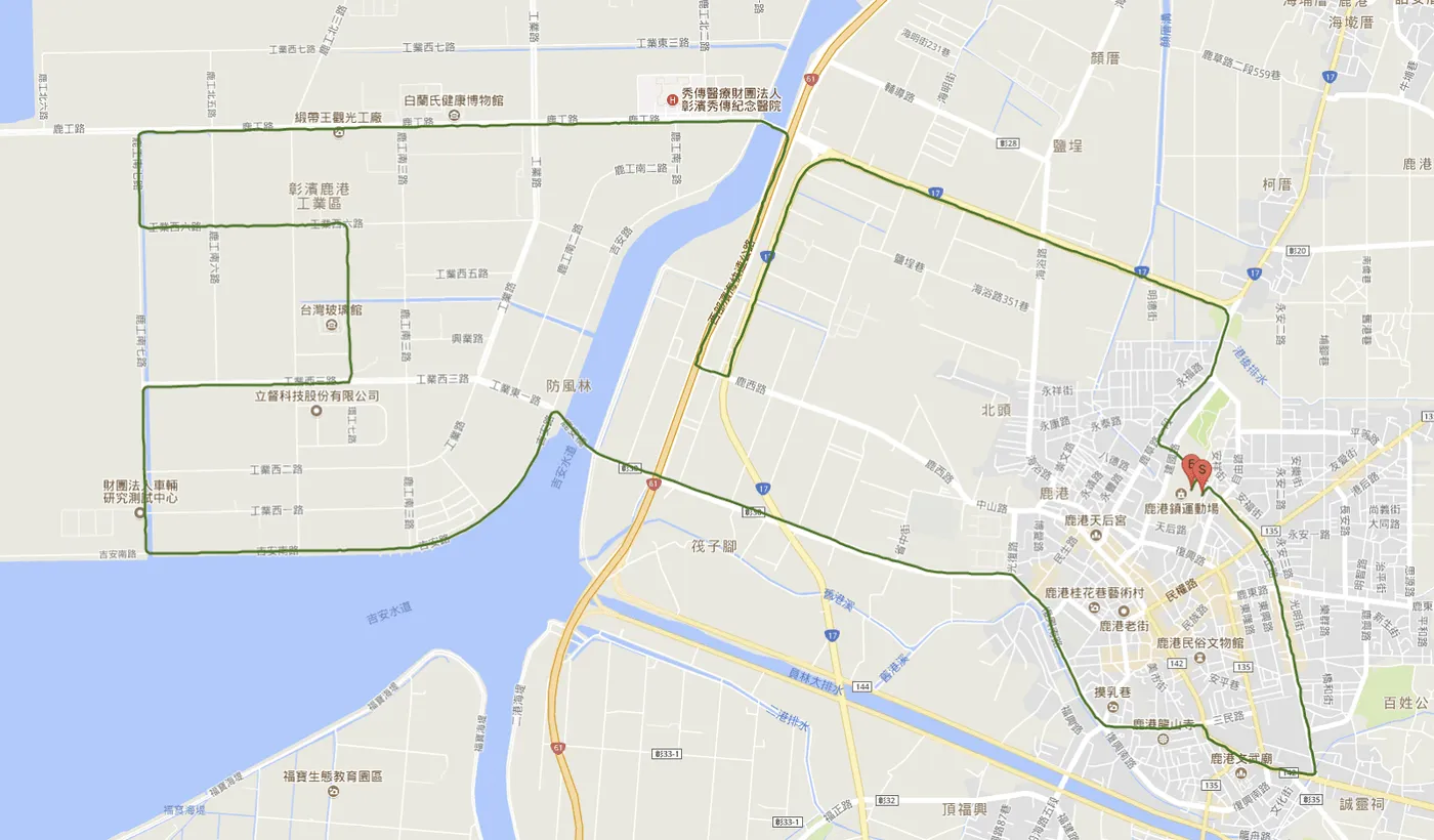 全程平坦卻有大逆風、側風的考驗 (完整記錄)