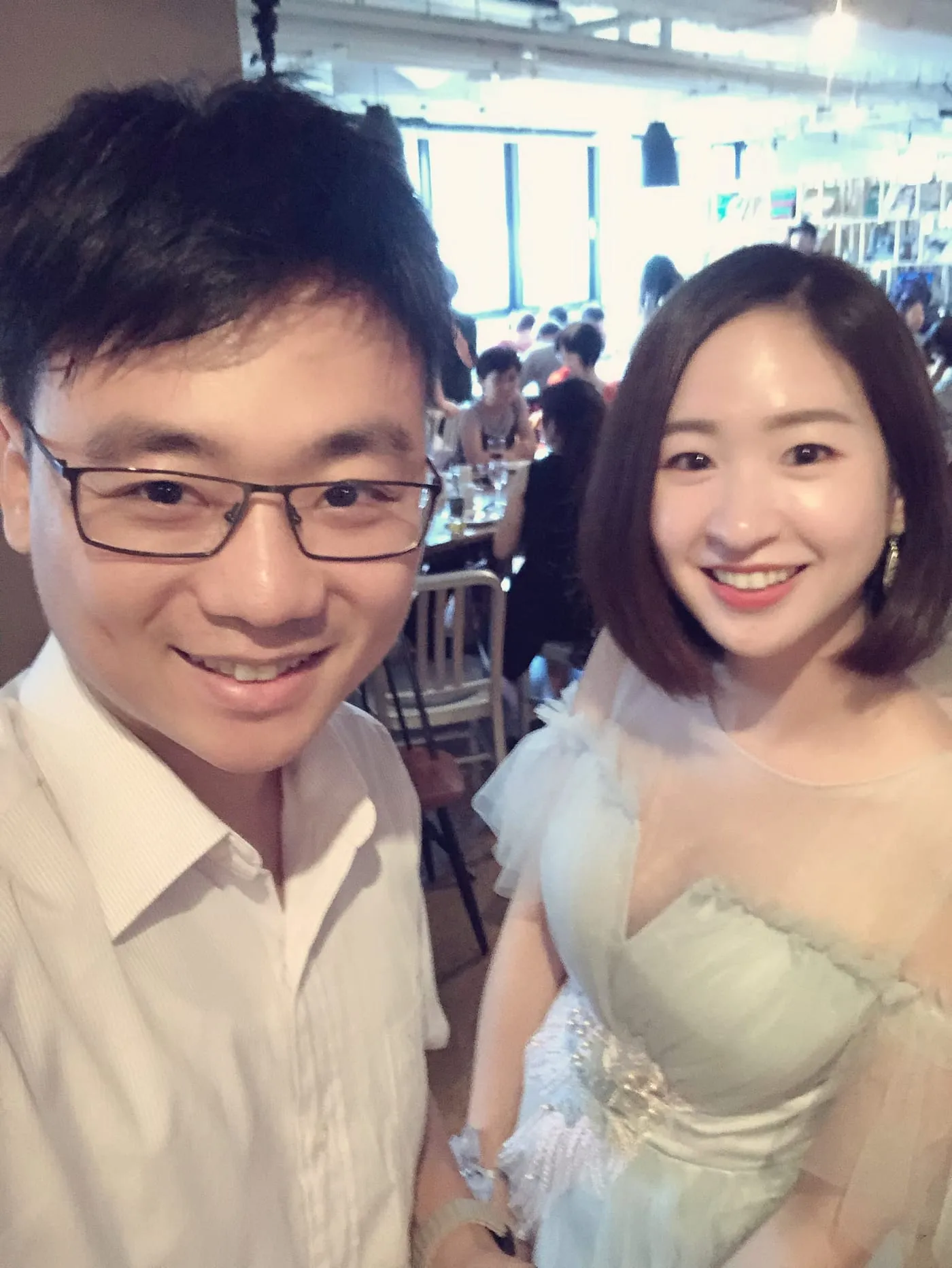 與美美的妖精合照